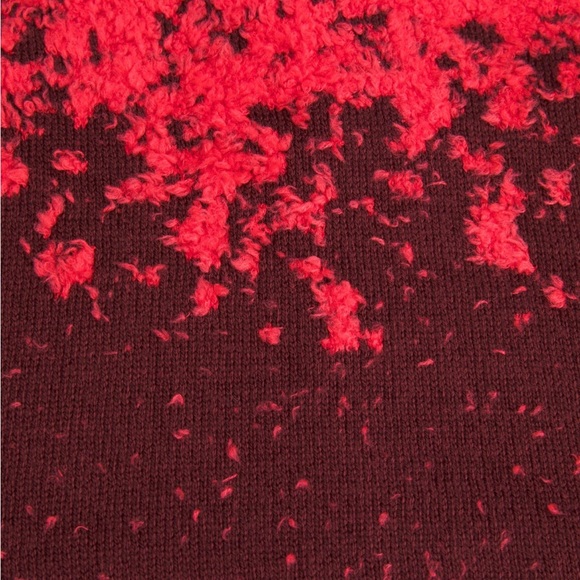 403. Lululemon ombré knit texture turtleneck size 6 in red merlot/carnation red - Picture 5 of 5